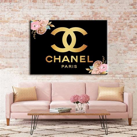 chanel wall prints.